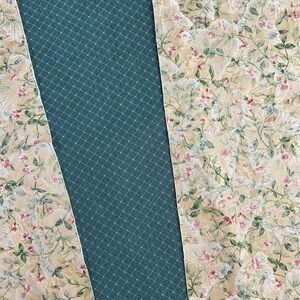 Butterfly floral & diamond stitched upholstery fabric panels